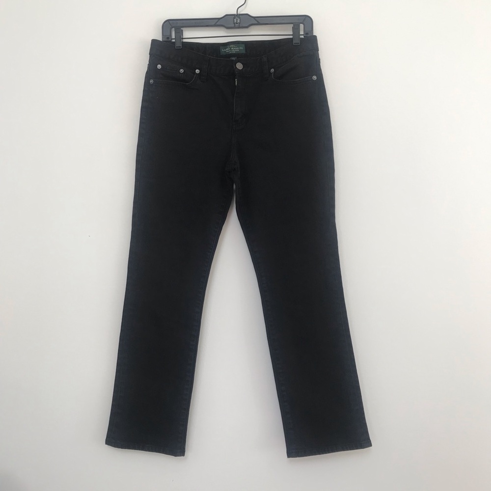 Ralph Lauren Black Wash High Waisted Jeans 10P
